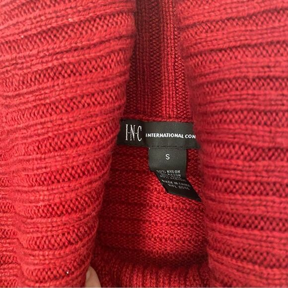 Inc Women’s Ribbed Cowl Neck Tunic Sweater size S - Picture 2 of 4